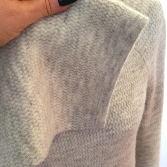Crew Neck Gray Heathered Knit Sweater Long Sleeve Casual Comfy Everyday - Picture 4 of 10